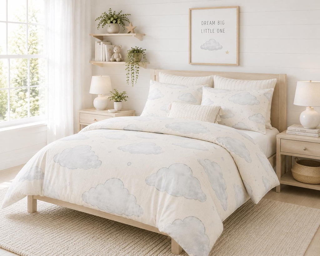 Cloudy Sky Duvet Cover & Sham Set