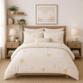Golden Stars Comforter Set with Shams
