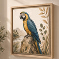 Blue & Gold Macaw Tropical Framed Canvas