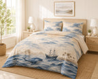 Whale & Sailing Ship Duvet Cover Set