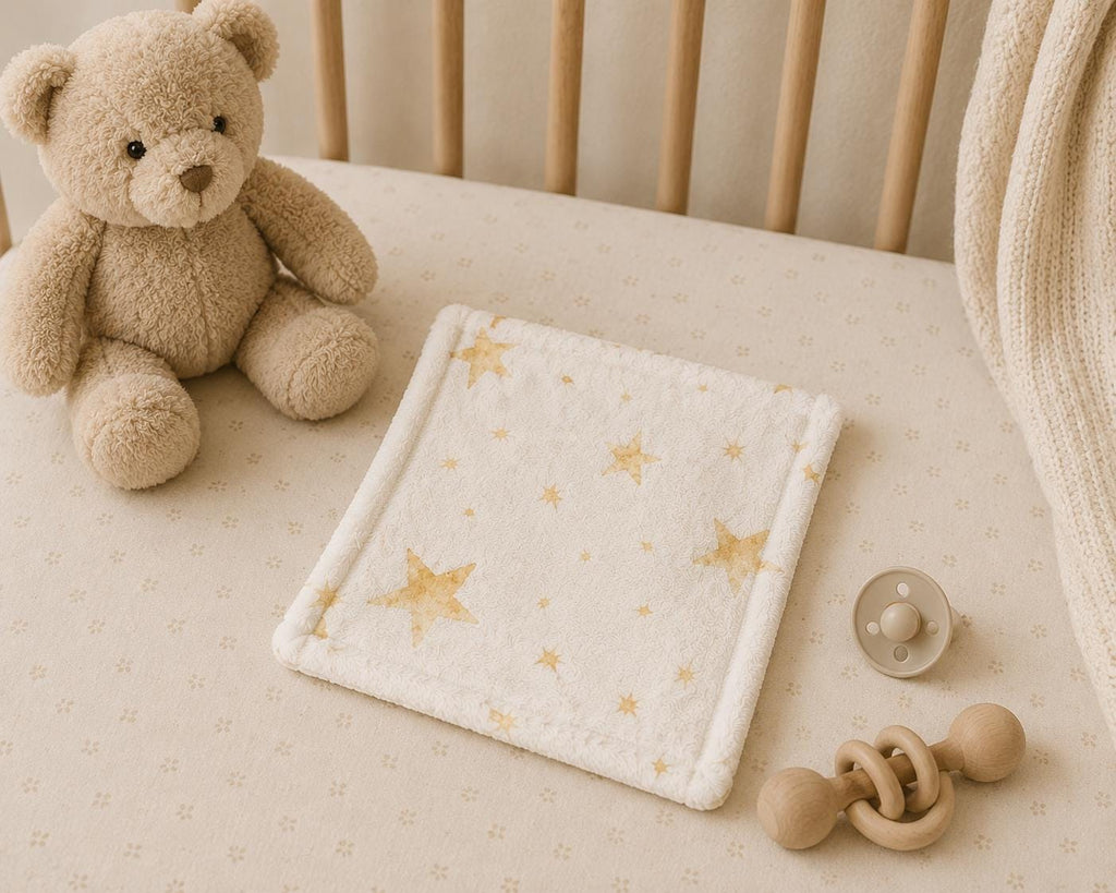 Watercolor Star Lovey Blanket