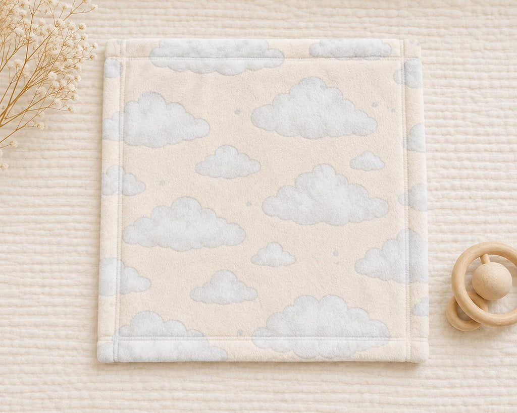 Watercolor Cloud Lovey Blanket