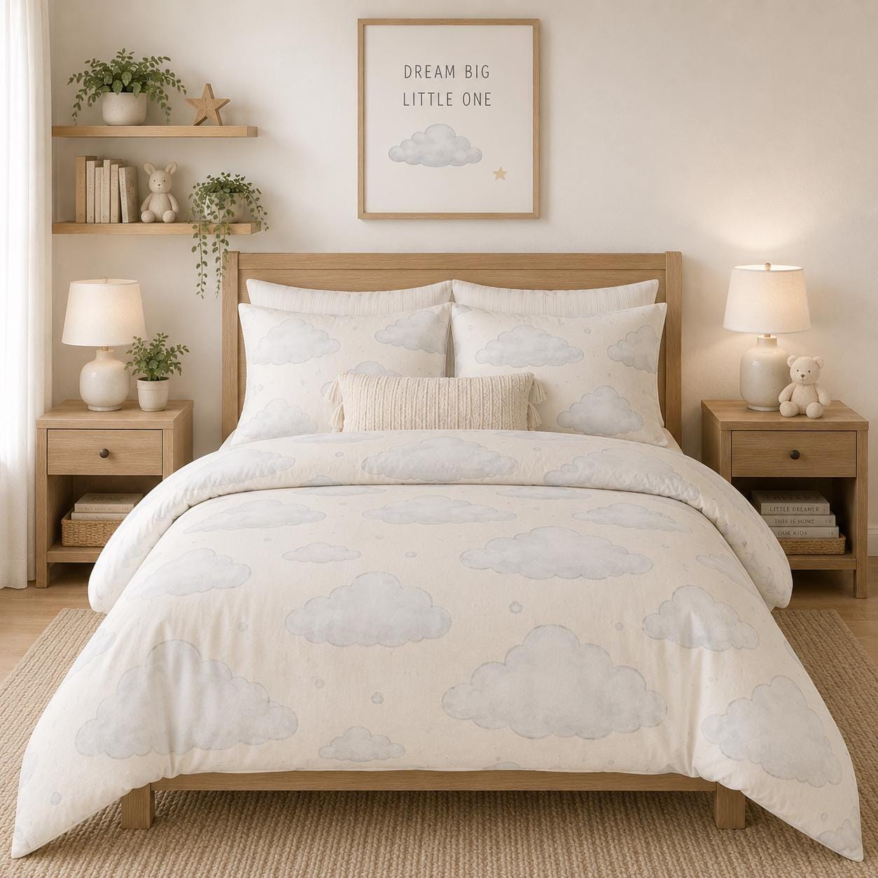 Cloudy Sky Duvet Cover & Sham Set