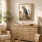 Blue & Gold Macaw Tropical Framed Canvas