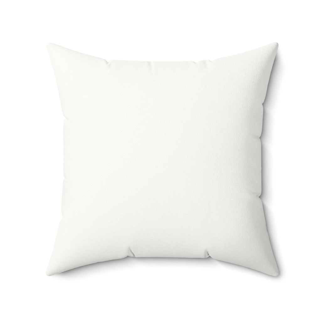 Neutral White Faux Suede Throw Pillow