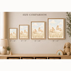 Baby Bunnies Woodland Nursery Canvas