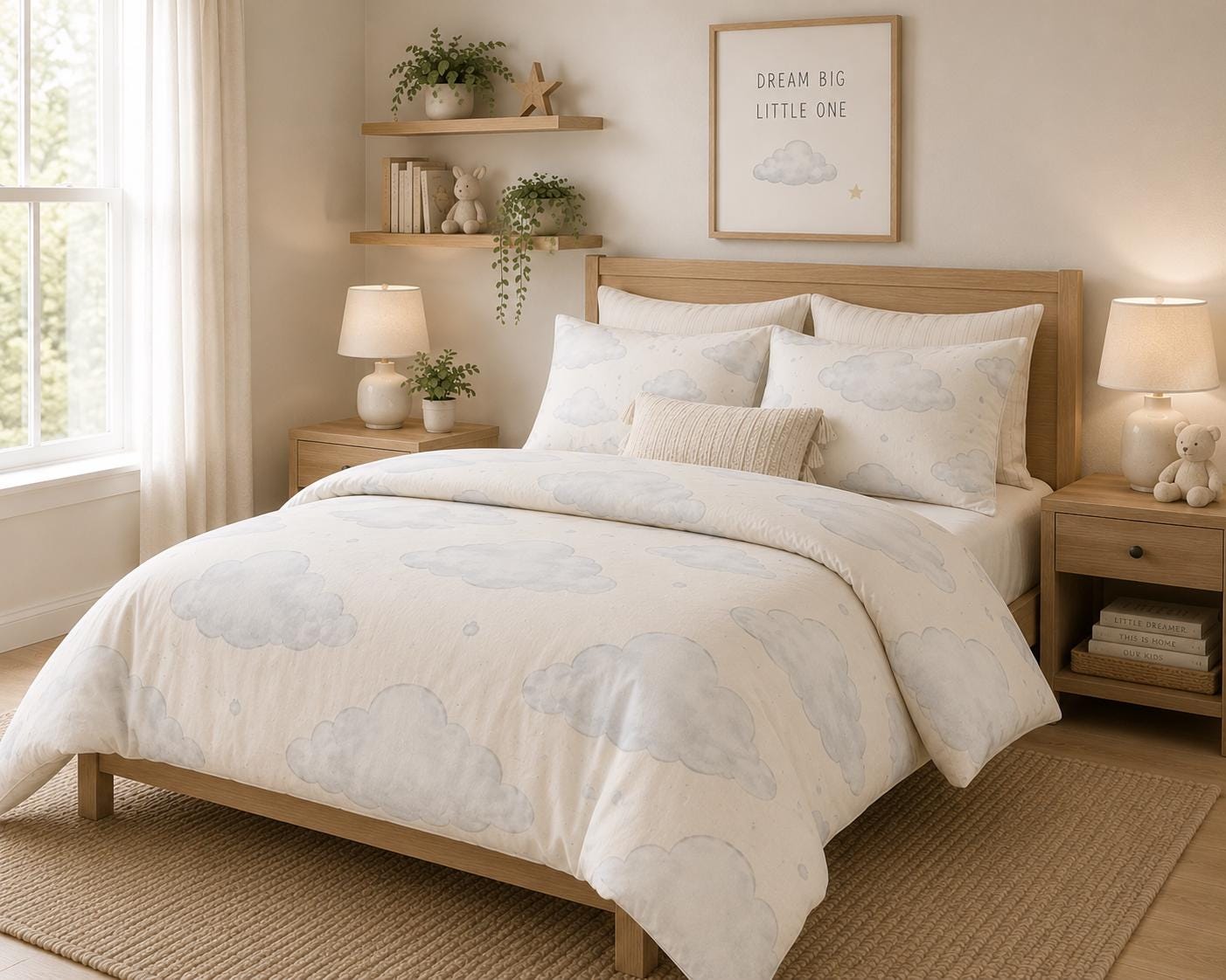 Cloudy Sky Duvet Cover & Sham Set