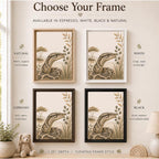 Snake Safari Framed Canvas