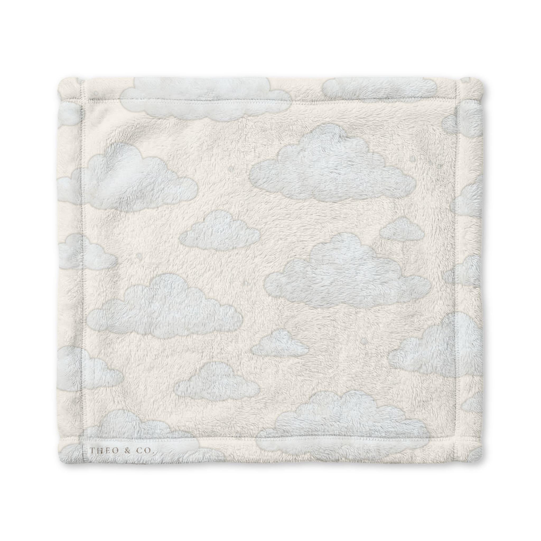 Watercolor Cloud Lovey Blanket