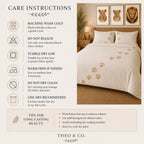 Daniel Lion Paw Print Duvet Cover Set