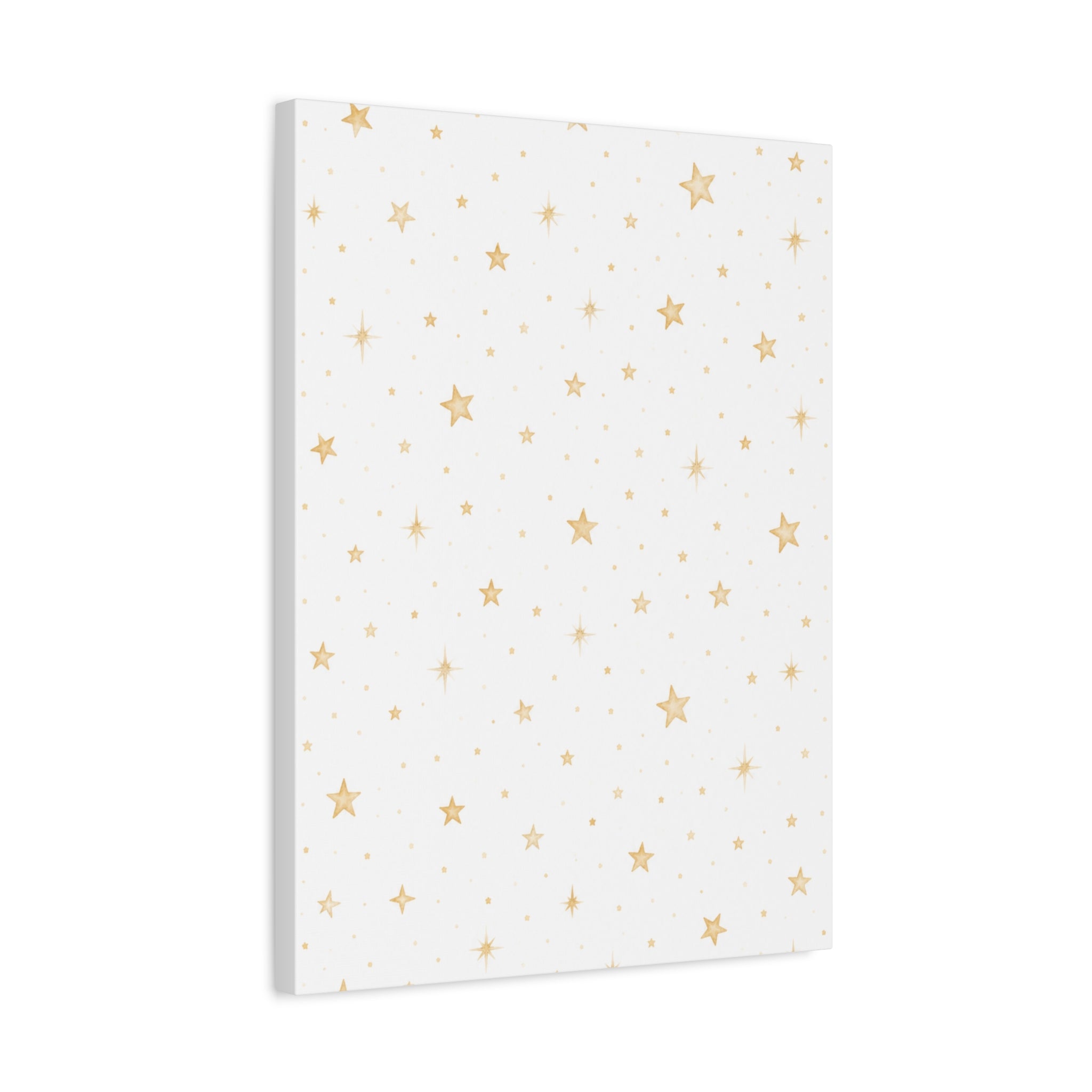 Watercolor Stars Canvas Wall Art, Celestial Kids Room Decor, Neutral Nursery Wall Art, Star Print Canvas, Playroom Decor