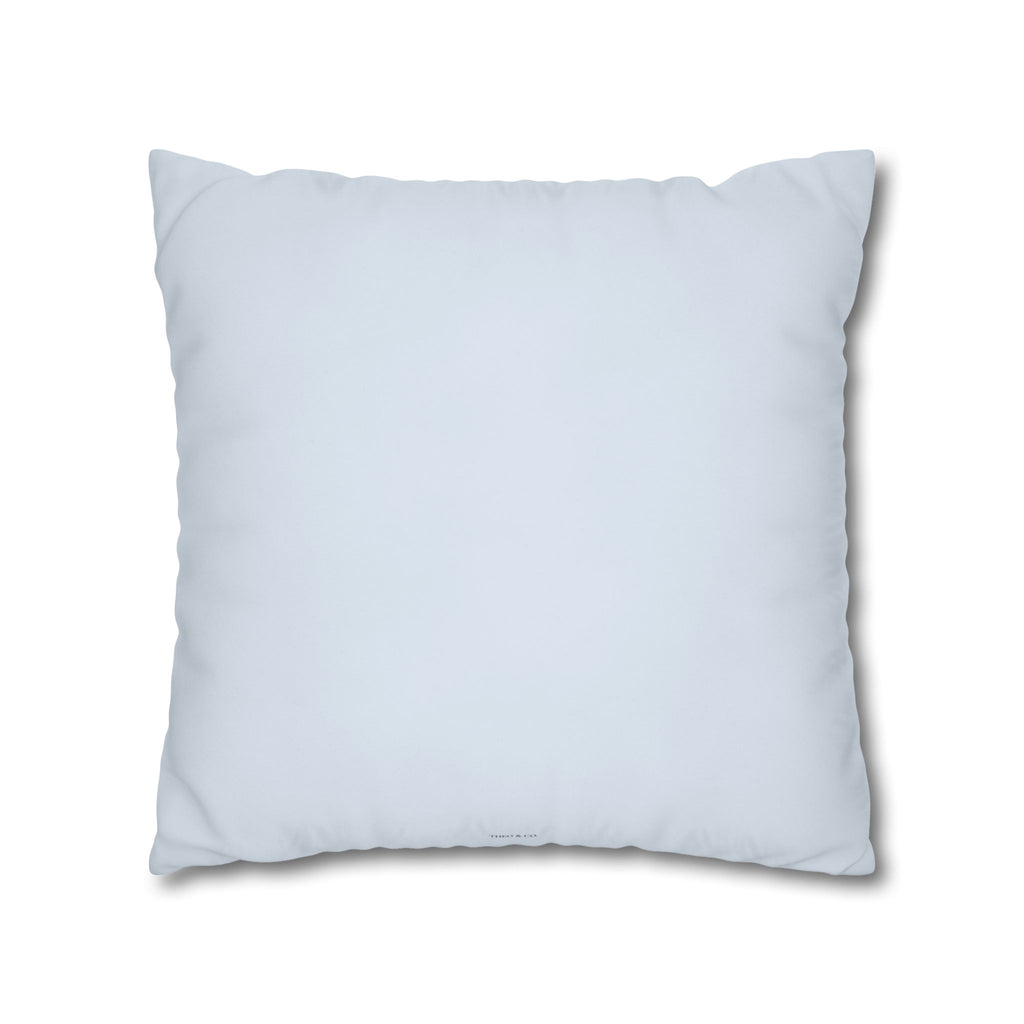 Letter C Pillow Cover — Blue