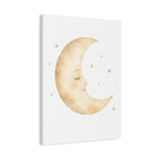 Crescent Sleeping Moon Canvas Print