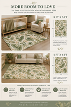Safari Leaves Botanical Area Rug