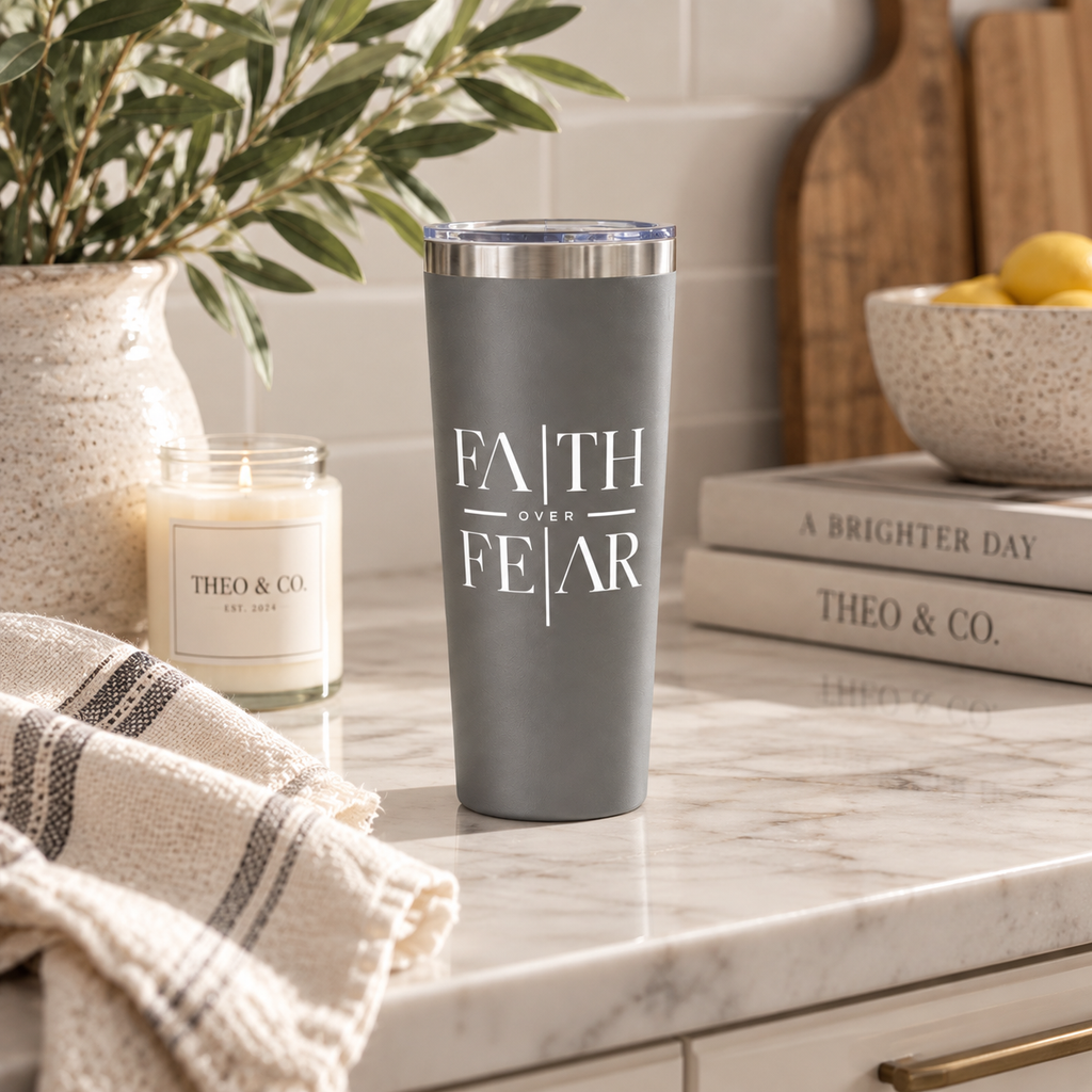 Faith Over Fear Tumbler