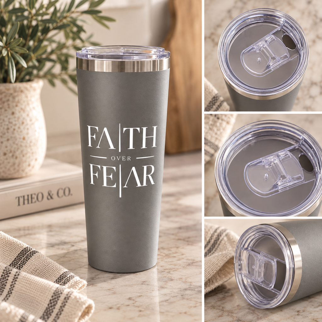 Faith Over Fear Tumbler