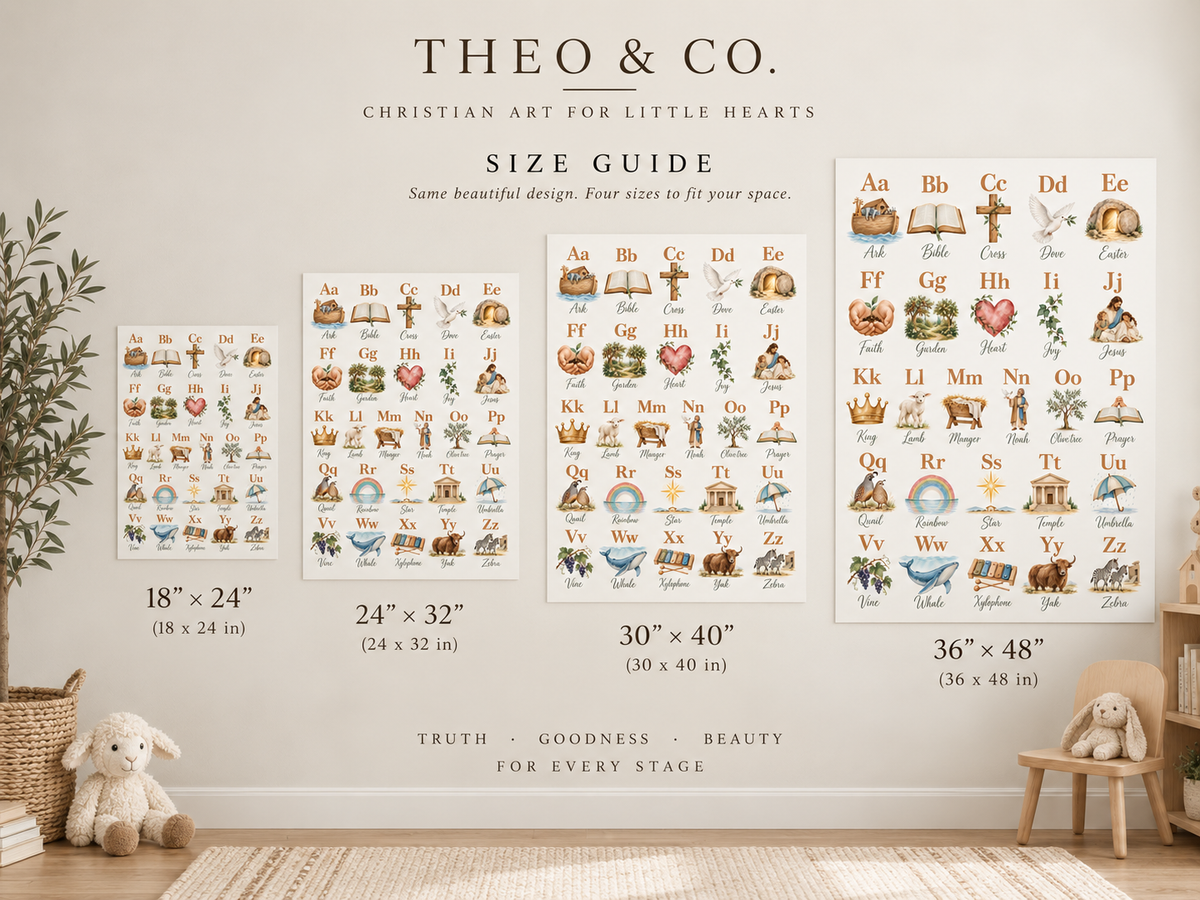 Christian Alphabet Poster