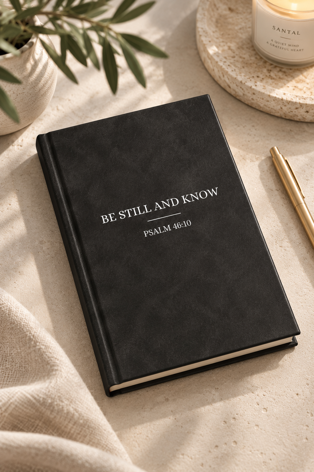 Be Still Journal — Black