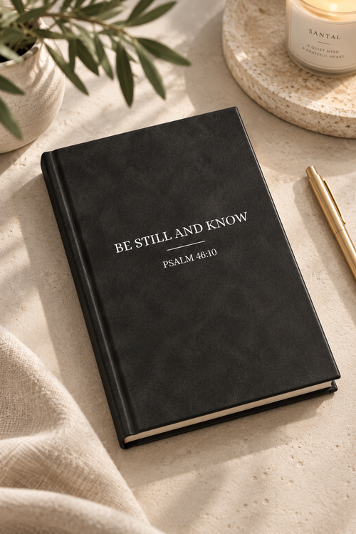 Be Still Journal — Black
