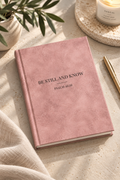 Be Still journal in pink