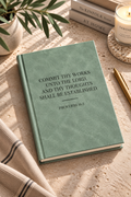 Commit journal in sage green