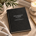Pray journal in black and white