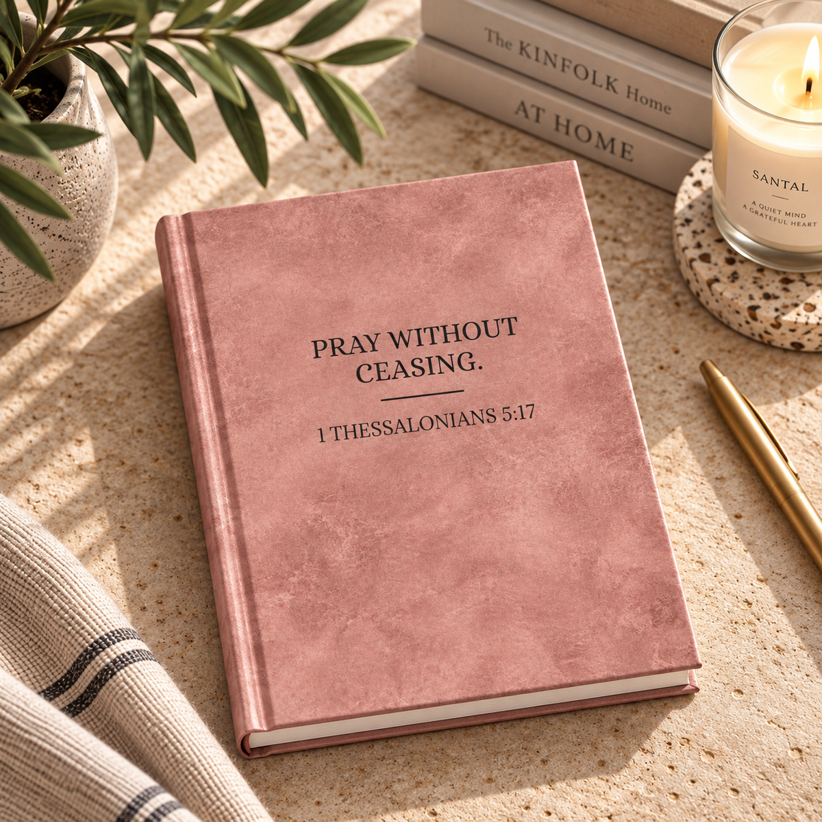 Pray journal in pink