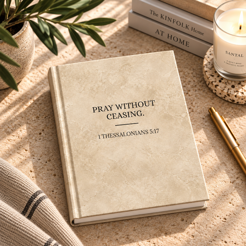 Pray journal in cream