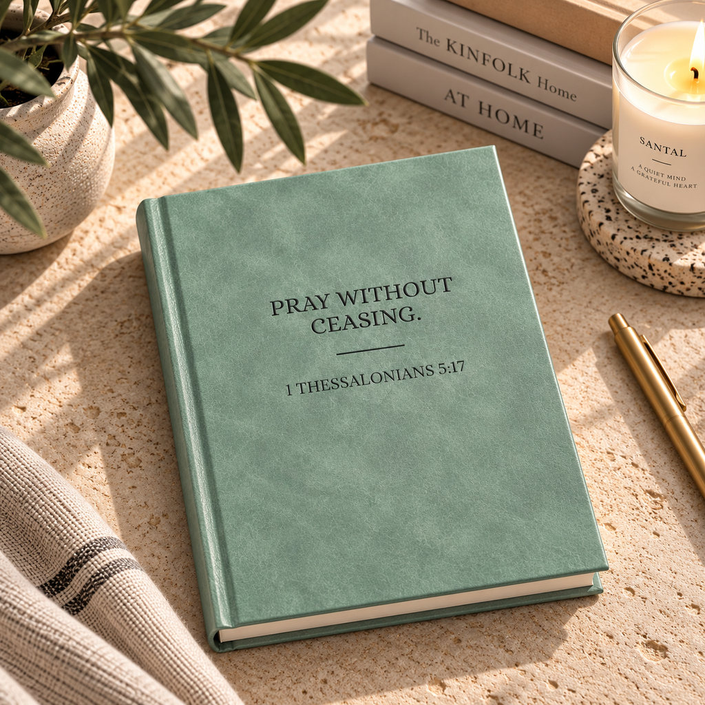 Pray journal in sage green