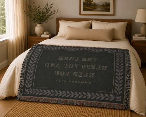 Numbers 6:24 Woven Blanket — additional view