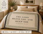 Numbers 6:24 Woven Blanket