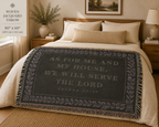 Joshua 24:15 Woven Blanket