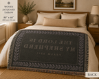 Psalm 23:1 Woven Blanket