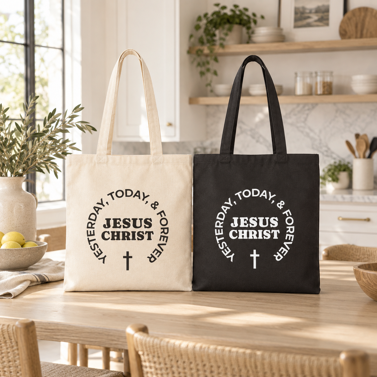Yesterday, Today & Forever Canvas Tote