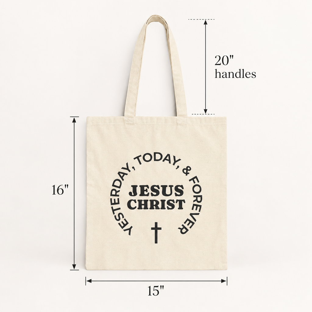 Yesterday, Today & Forever Canvas Tote