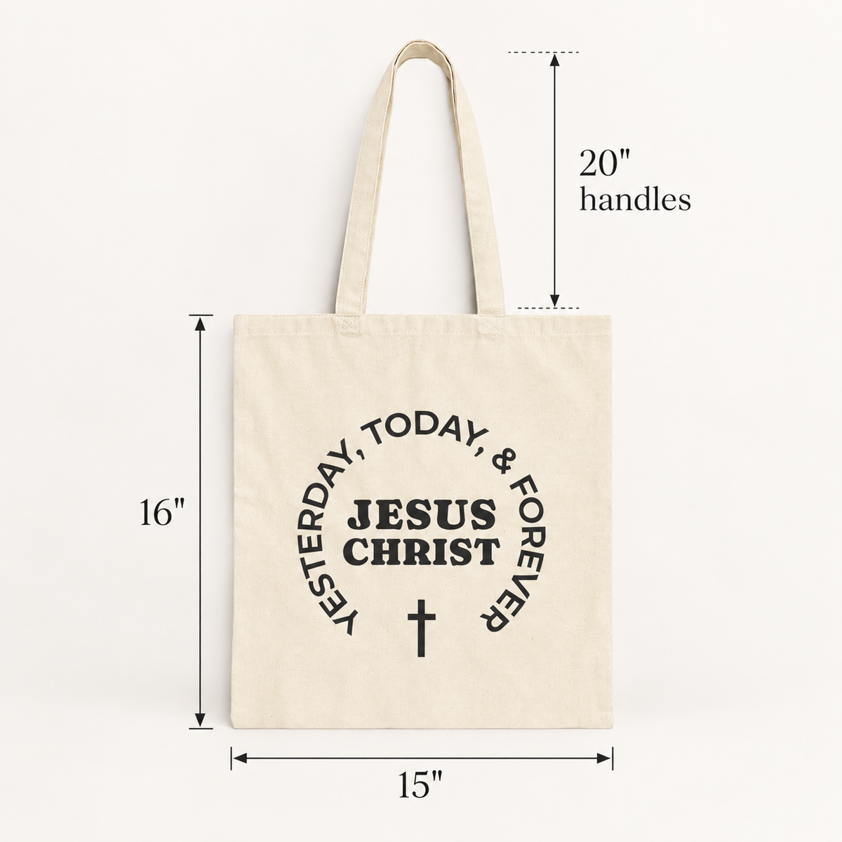 Yesterday, Today & Forever Canvas Tote
