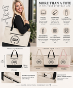 Yesterday, Today & Forever Zippered Tote