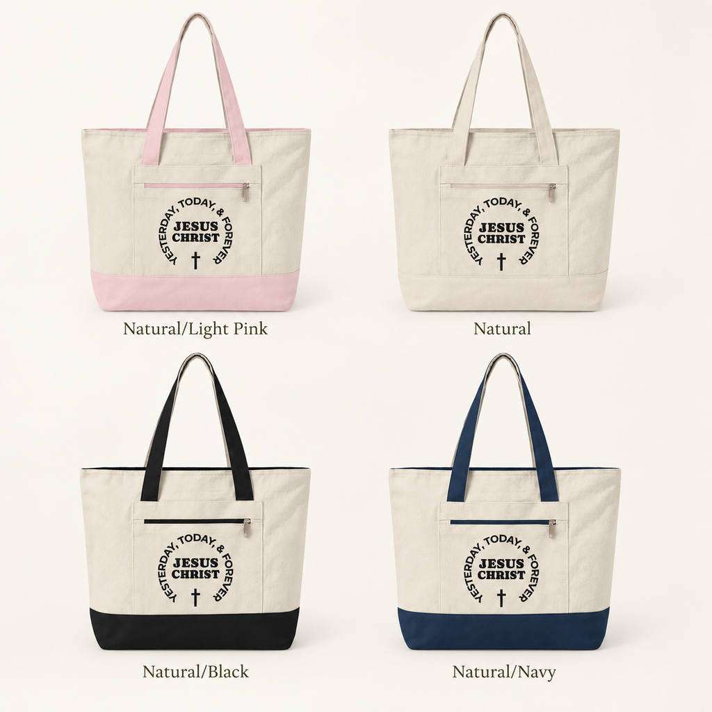 Yesterday, Today & Forever Zippered Tote
