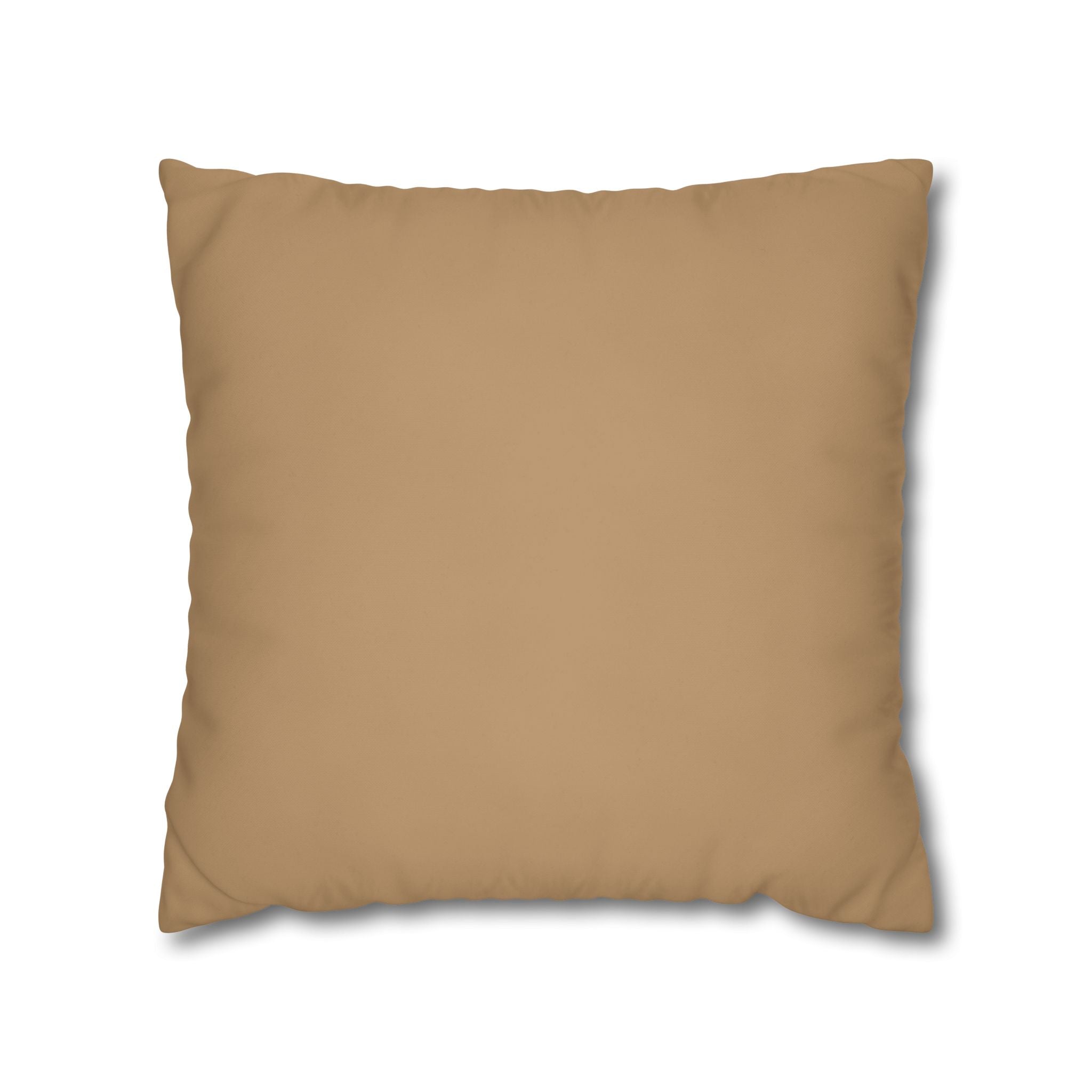 Brown pillow on a white background