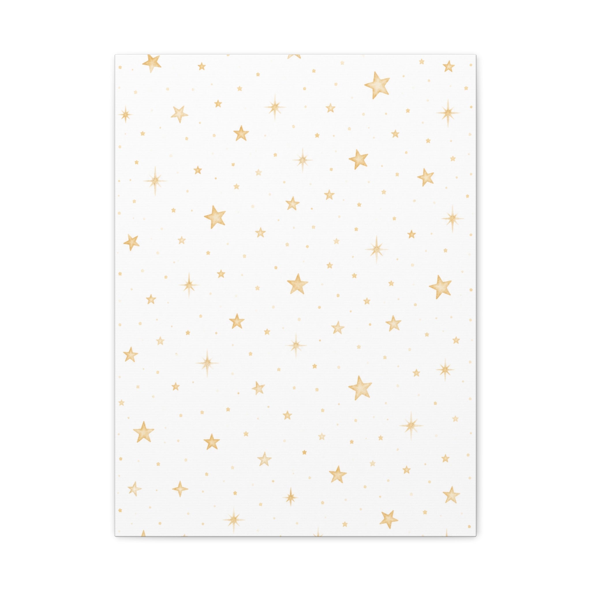 Watercolor Stars Canvas Wall Art, Celestial Kids Room Decor, Neutral Nursery Wall Art, Star Print Canvas, Playroom Decor