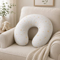 Neutral Star Nursing Pillow Cover | Soft Jersey Knit Breastfeeding Pillow Cover | Gender Neutral Baby Shower Gift