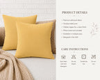 Golden Sun Yellow Faux Suede Throw Pillow | Soft Decorative Accent Cushion | Minimalist Nursery Decor | Modern Home Pillow