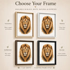 Lion Framed Canvas