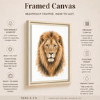 Lion Framed Canvas