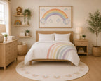 Rainbow Cotton Duvet Cover Sham Set | Bedding Kids Matching | Twin, Twin XL & Queen